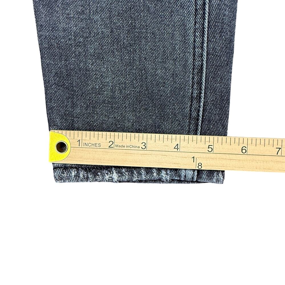 PacSun Jeans Women's Size 24 (25x27) Black Button Fly Ultra High Rise Slim Worn - Picture 12 of 15